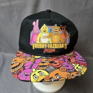 Five Nights at Freddy’s Youth Snapback Hat Freddy Fazbear’s Pizza FNAF Cap